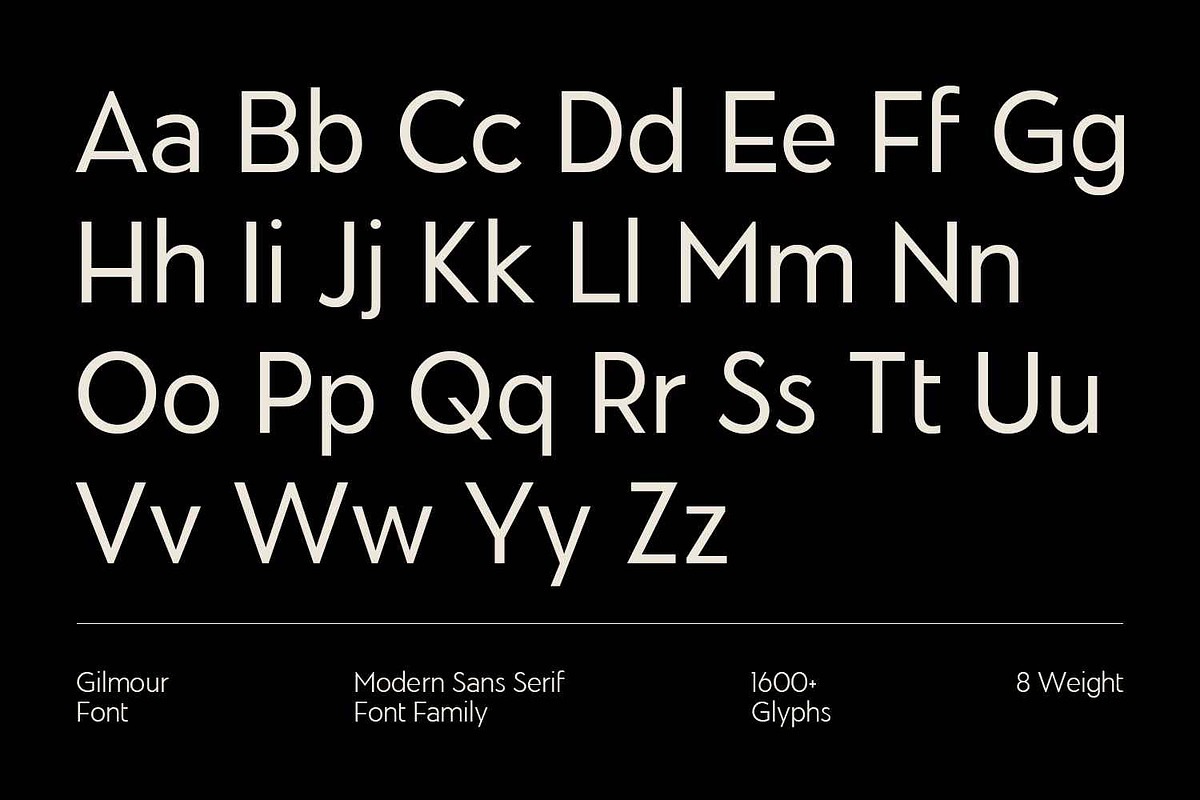 Gilmour Font Family, a Sans Serif Font by Umitype (Photo 8 of 12)