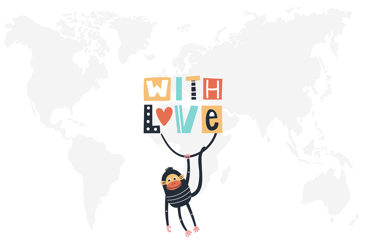 Animal World - Map Creator, an Animal Illustration by Oksana Stepova (Photo 15 of 15)