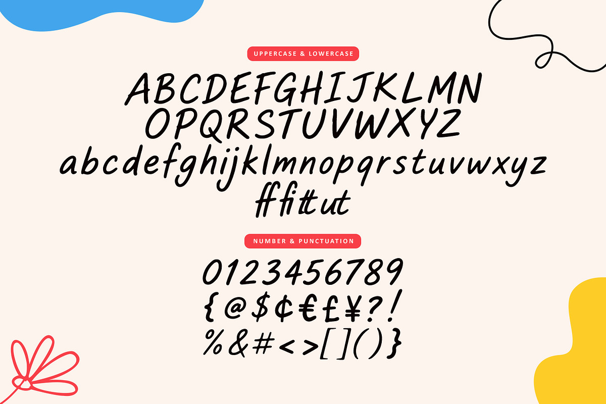 Blackedy Cafiaden Friendly Playful, a Handwritten Font by Maulana Creative (Photo 6 of 7)
