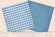 Spring Pastel Gingham Papers, a Pattern Graphic by Lavender Mint Graphics (Thumbnail 5 of 7)