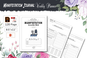 Manifestation Journal Weekly Planner