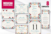 Mexican Wedding Bundle | CANVA, a Stationery Template by Creative Market (Thumbnail 1 of 8)