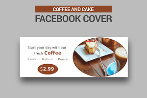 Caffee And Cake Facebook Cover - SK