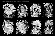 Magic Mushrooms, an Object Graphic by Samiramay (Thumbnail 5 of 8)
