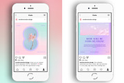 Instagram Social Media CANVA Pastel, a Social Media Template by Vermeulen Design Studio (Thumbnail 2 of 7)