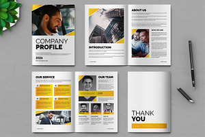 Company Profile Brochure Template, a Brochure Template by ContestDesign