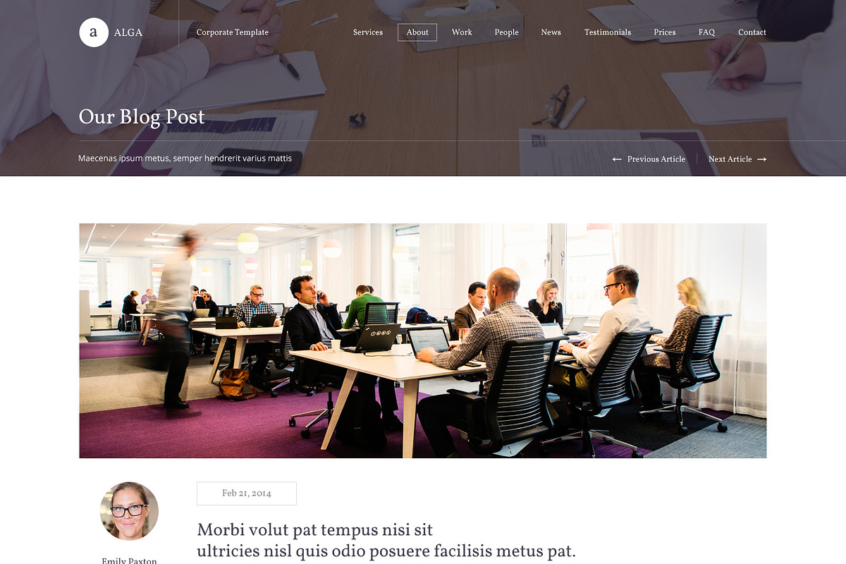 Alga-One Page PSD Template, an UI Kit Template by flr.24 (Photo 5 of 5)
