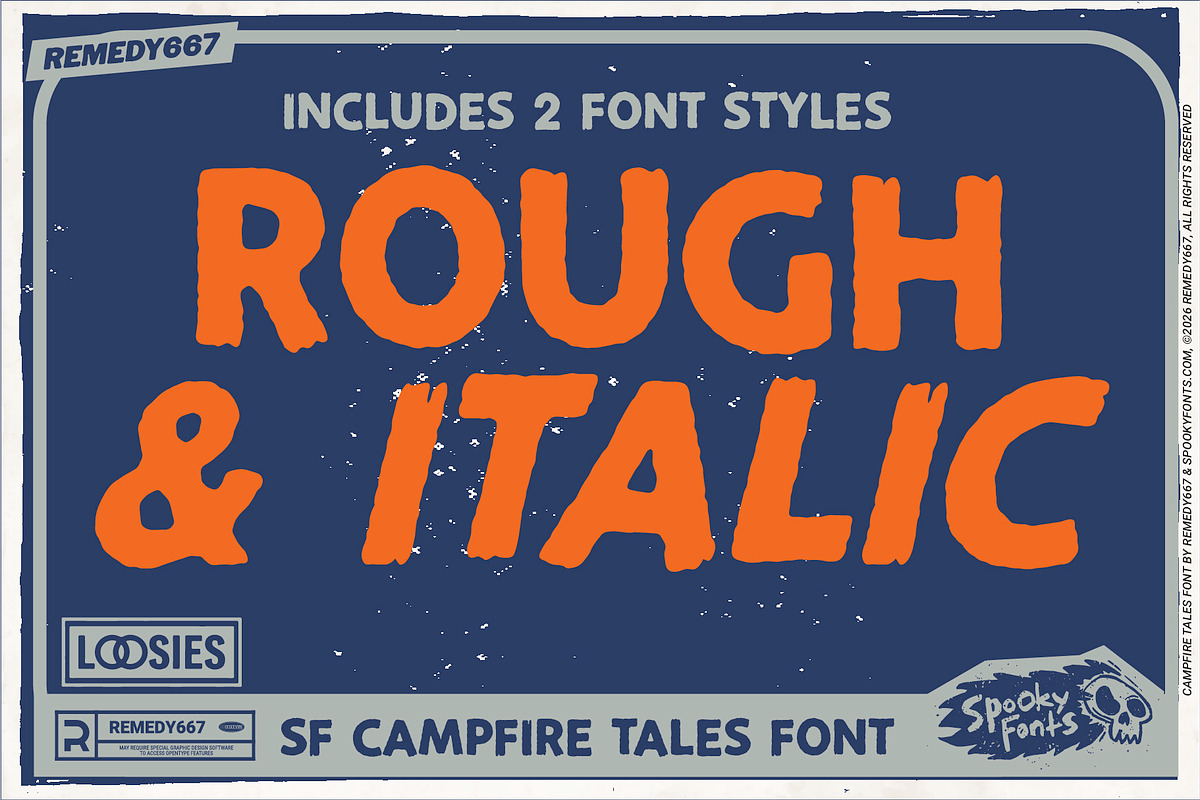 Campfire Tales, a Handwritten Font by Remedy667 (Photo 3 of 5)