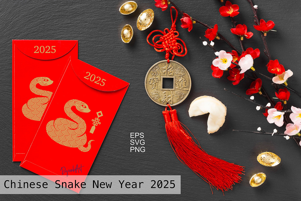 Chinese Snake New Year 2025, an Animal Illustration by DysenkaArt (Photo 1 of 4)