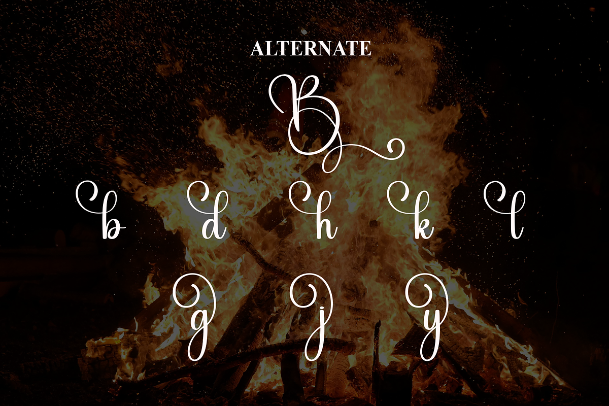 Baking | Script Font, a Handwritten Font by Scratchones (Photo 8 of 9)