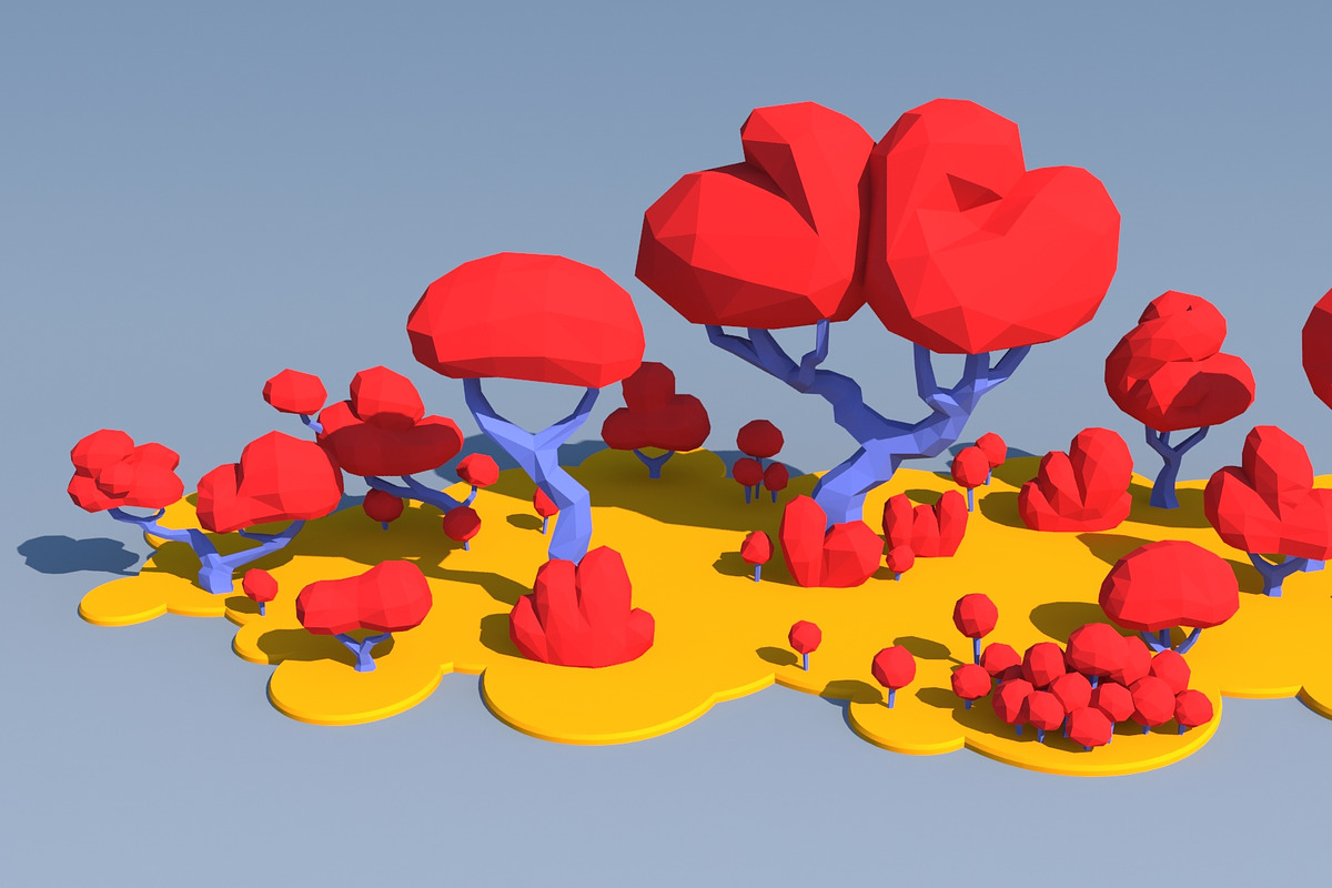 Trees And Bushes, an Environmental 3D Model by Saintpix (Photo 6 of 35)