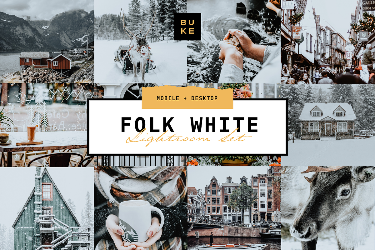 Folk White - Lightroom Presets Pair, a Preset Add-On by SHOOM HOUSE (Photo 1 of 8)