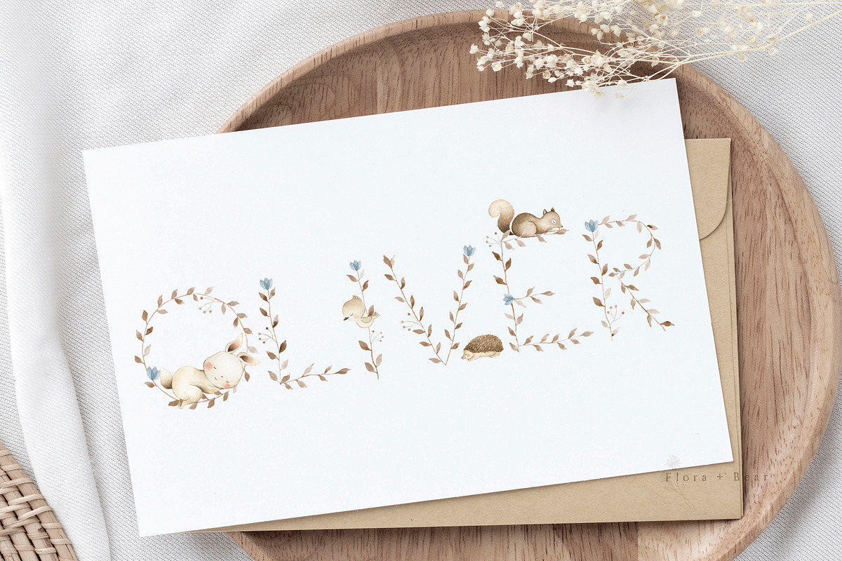 The Woodland Alphabet, an Animal Illustration by Flora+Bear (Photo 11 of 16)