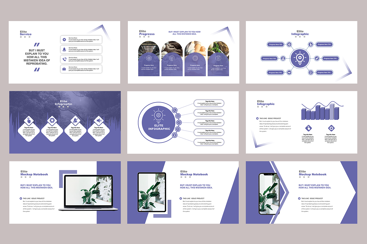 Elite Business PowerPoint Template, a Presentation Template by jorse (Photo 3 of 4)