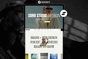 Showit Website Template for Designer, a Websites & App Template by Superhero Design Co. (Thumbnail 1 of 7)