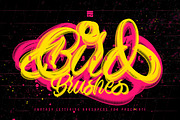Fantasy Lettering Brushes. Procreate, a Brush Add-On by Diacritics (Thumbnail 1 of 9)