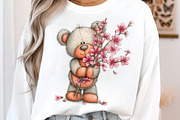 Whimsical Easter Teddy Bear Clipart, an Illustration by SinaCreation (Thumbnail 6 of 11)