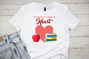 Teaching is a Work of Heart SVG, an Illustration by Awieee1 (Thumbnail 2 of 4)