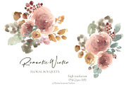 Romantic Winter - Watercolor Flowers, an Illustration by MariaScaroniAtelier (Thumbnail 4 of 8)