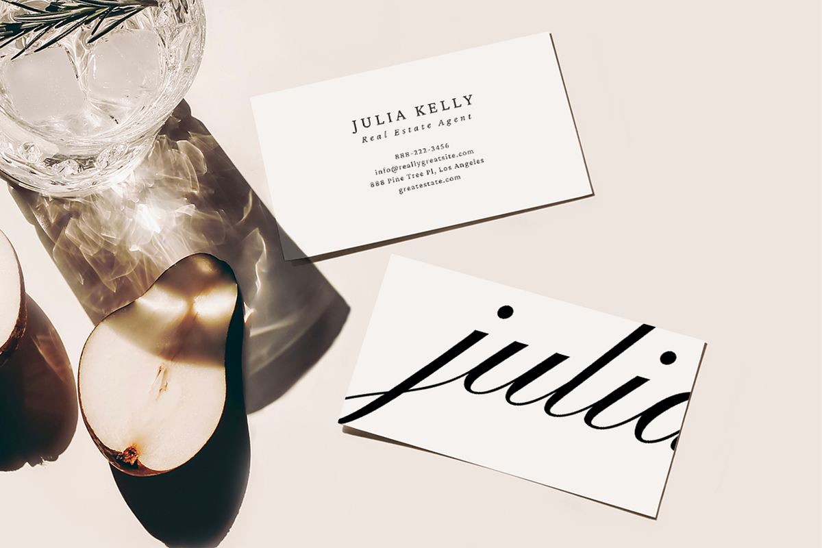 Chic Business Card Template Canva, a Business Card Template by LePosey Studio (Photo 3 of 5)