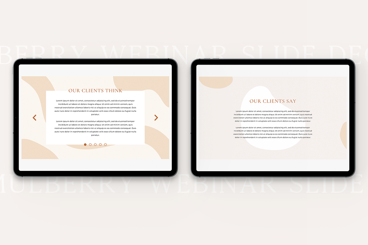 Mulberry Webinar Slide Deck, a Presentation Template by Ralony (Photo 7 of 15)