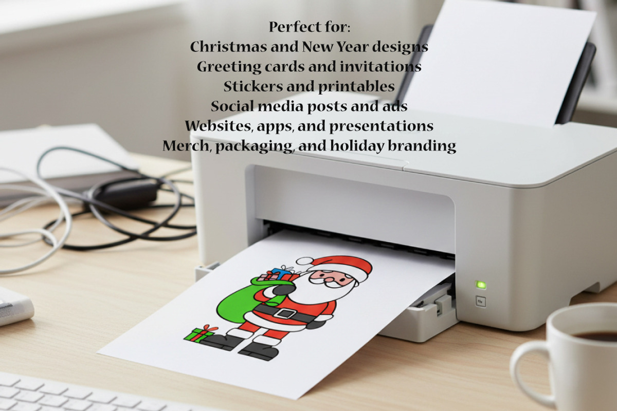 Santa Claus Vector Set – 8 Poses, a Seasonal Illustration by Guten Tag Vector (Photo 3 of 3)