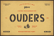 OUDERS - Stencil & Regular Font, a Font by Garisman Std (Thumbnail 1 of 11)