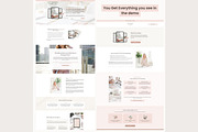 Systeme.io Ivory Rose Lead Funnel, a Landing Page Template by Hayley's Digital Hub (Thumbnail 5 of 10)