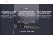 The Only Way - Portfolio Theme, a Bootstrap Template by NsThemes (Thumbnail 2 of 6)