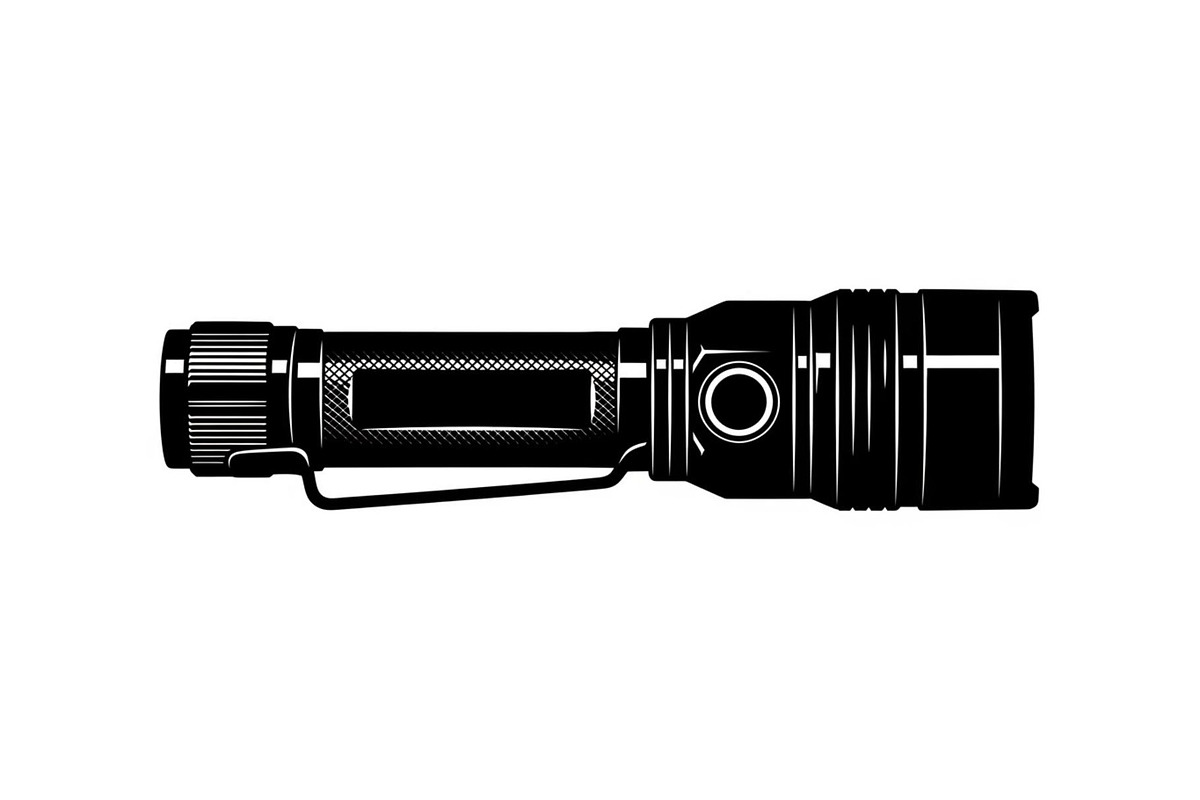 Tactical Flashlight Silhouettes, a Graphic by musafir_fashion (Photo 12 of 14)