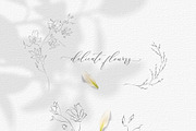 Line Drawing Botanical Wreaths, an Illustration by Olya Creative (Thumbnail 1 of 4)