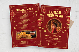 Chinese New Year Flyer Template, a Flyer Template by BrandPacks