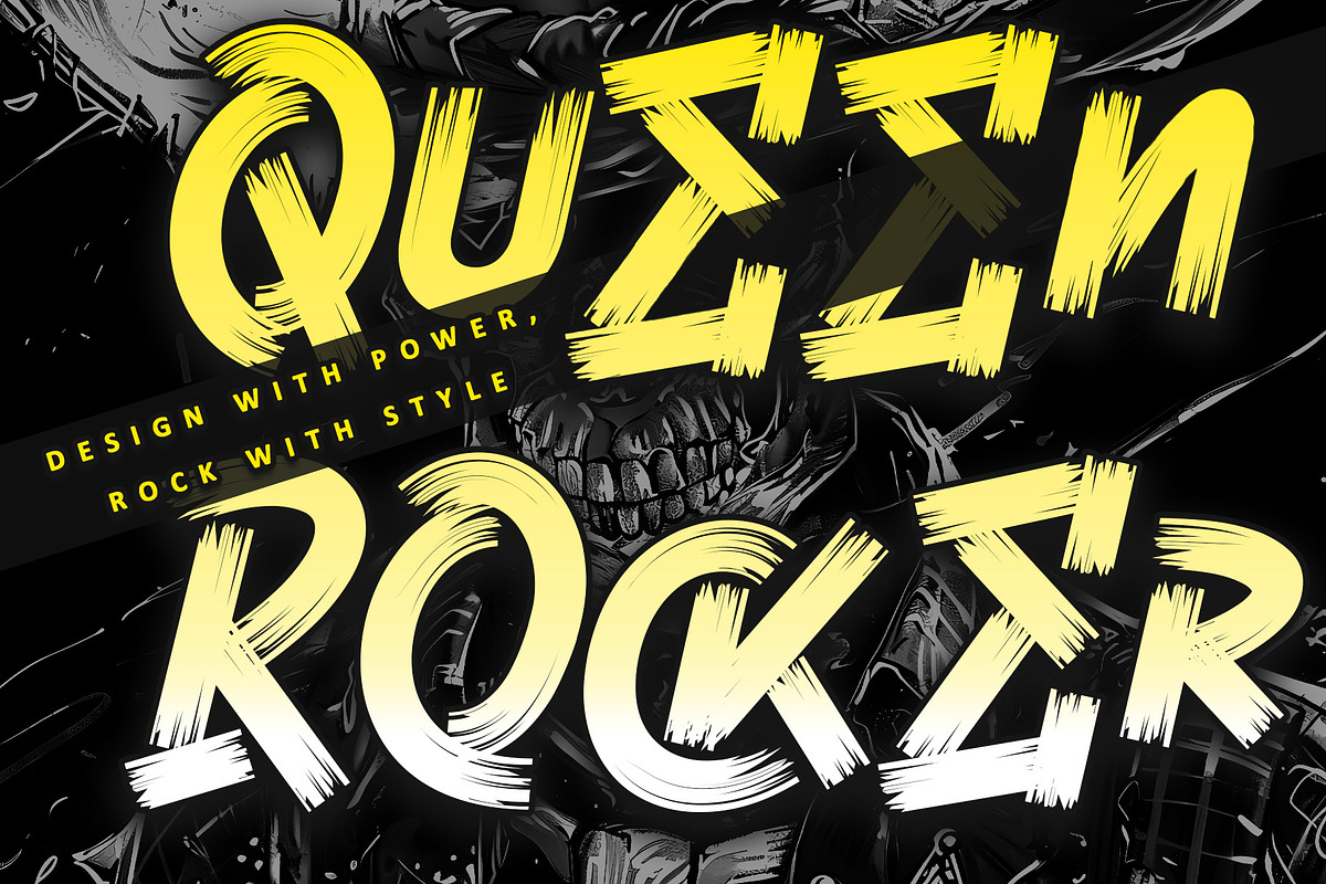 Queen Rocker, a Handwritten Font by Letterara (Photo 1 of 10)