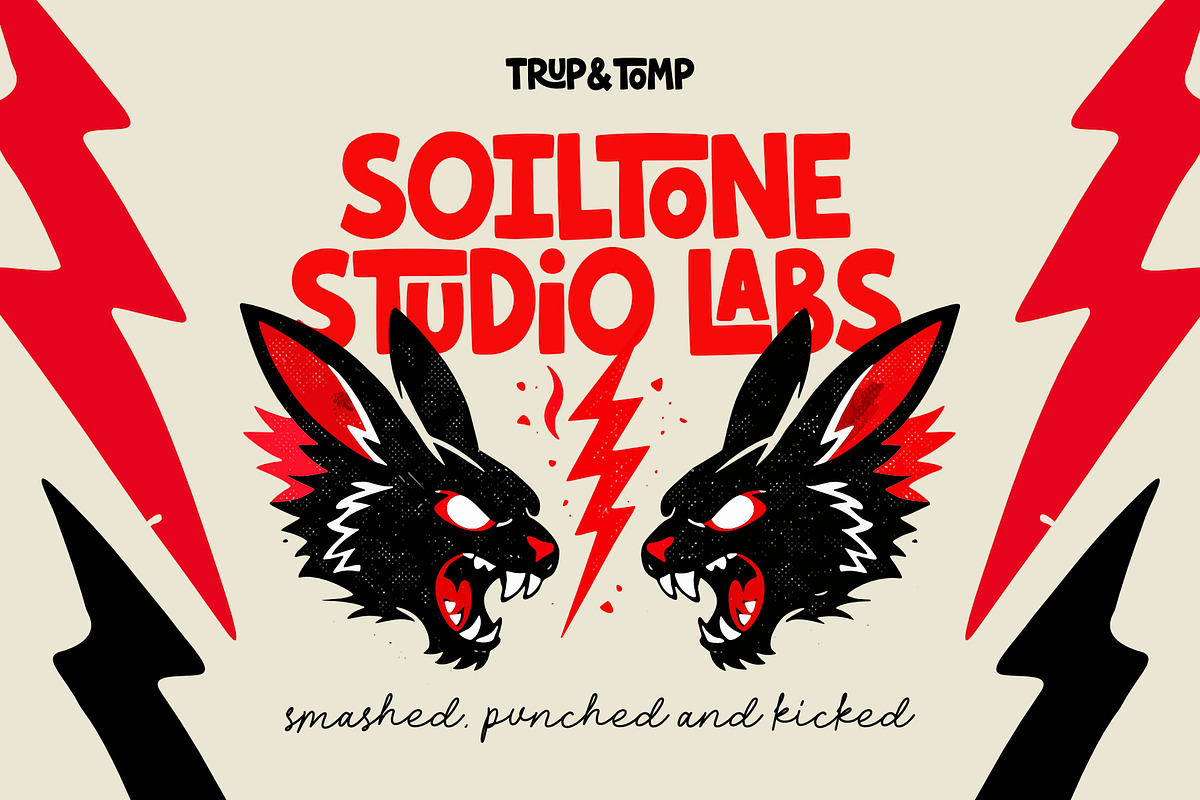 Trup & Tomp - Playful Font Set, a Sans Serif Font by Angga Mahardika (Photo 3 of 11)