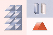 Geometric & Abstract Illustrations, an Object Graphic by Paulina Sara Design (Thumbnail 13 of 17)