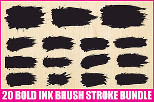 Ink Texture Brush Pack, an Illustration by Creativeshirt
