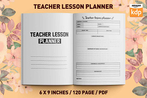 Teacher Lesson Planner KDP Interior