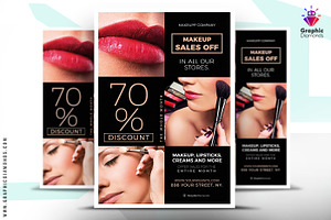 Cosmetics Sales Flyer Template
