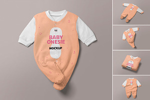Baby Onesie Mockup, a Product Mockup by MockupCraft