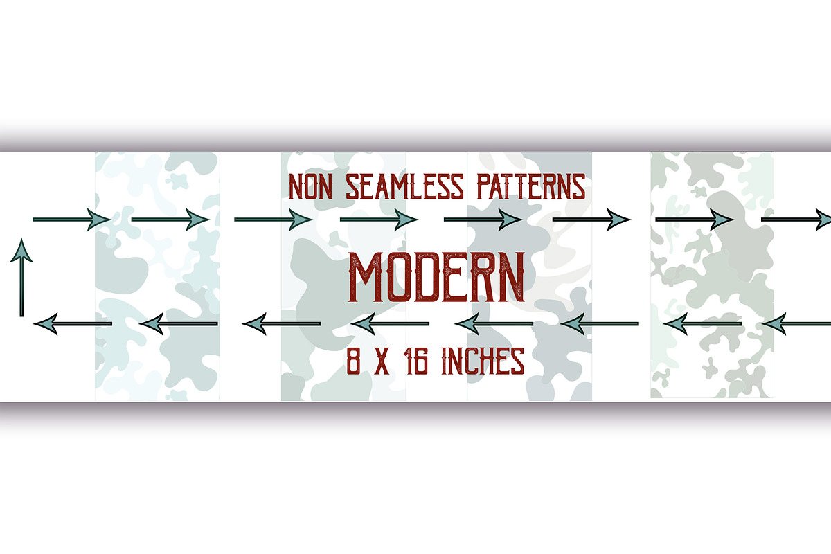 36 NON-SEAMLESS camouflage patterns, a Pattern Graphic by Natsuhisui (Photo 6 of 6)