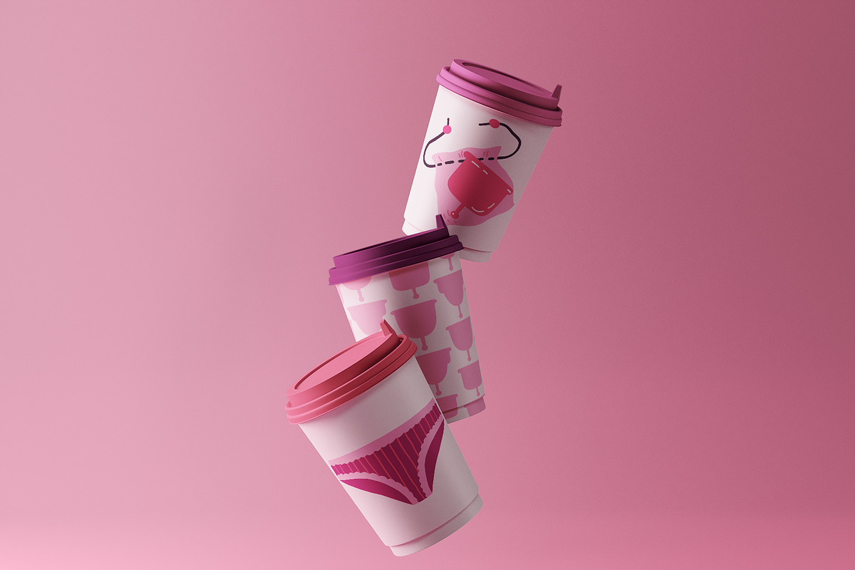 PERIOD: stickers, cliparts, patterns, a Healthcare Illustration by Elliko shop (Photo 9 of 9)