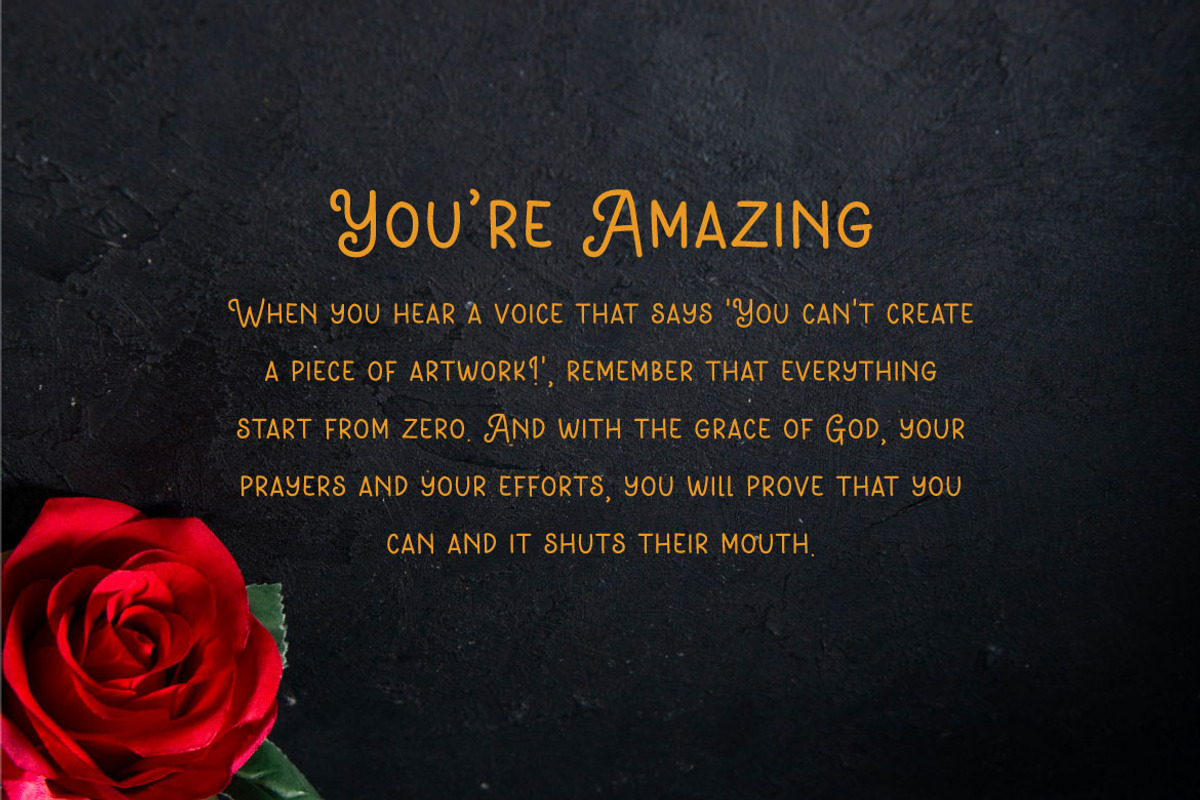 Love You - Handwriting Script Font, a Handwritten Font by Mightyfire (Photo 3 of 4)