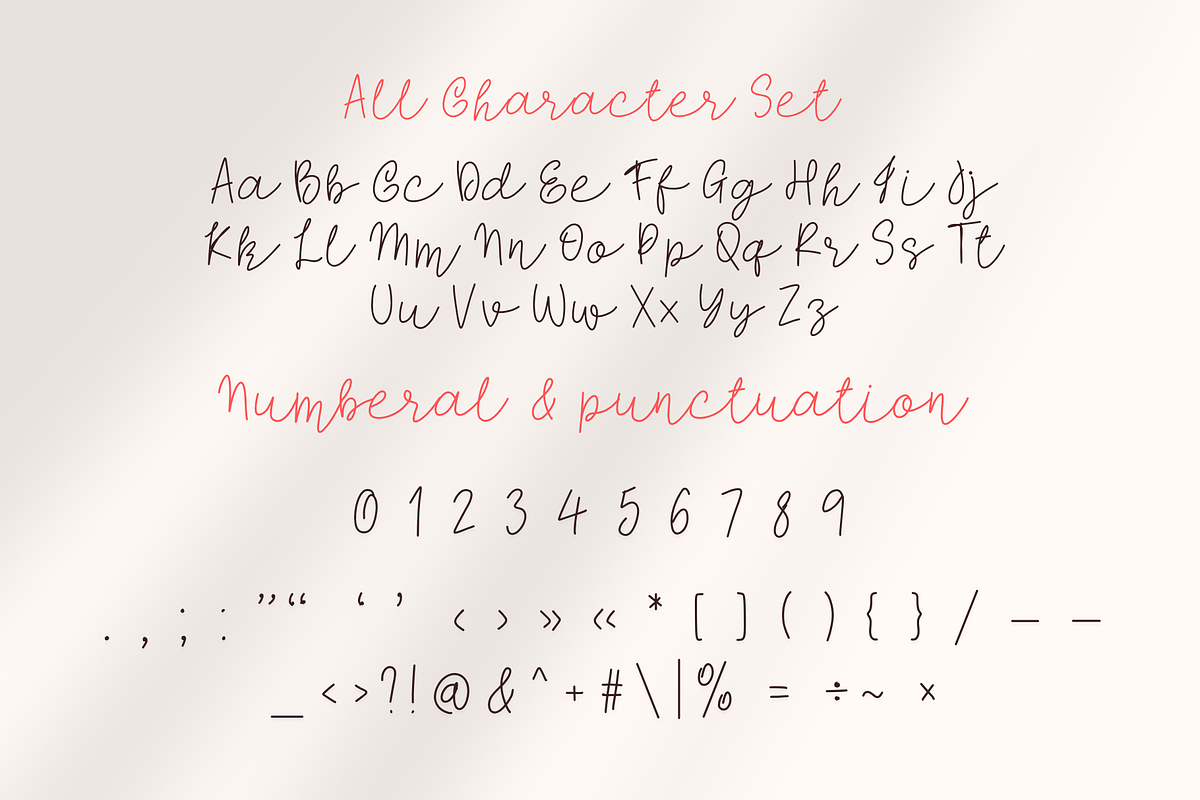 Love Sunshine is Script font, a Script Font by Brown Cupple (Photo 5 of 7)