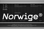 Norwige – Modern Geometric Sans, a Sans Serif Font by Nollev (Thumbnail 11 of 11)