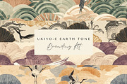 Ukiyo-e Earth-Tone Branding Kit, a Templates & Theme by Vandy Fullum (Thumbnail 1 of 11)
