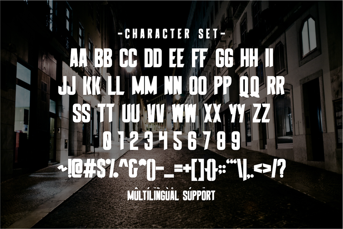Darkhold - Quirky Display Font, a Sans Serif Font by Pian45 Studio (Photo 7 of 8)