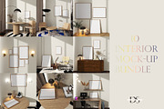 10 Bundle frame psd mockup for wall, a Print Template by DSTUDIO888 (Thumbnail 1 of 8)