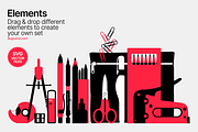 Designer Tools - Modern Graphics, an Illustration by illugrama (Thumbnail 4 of 12)