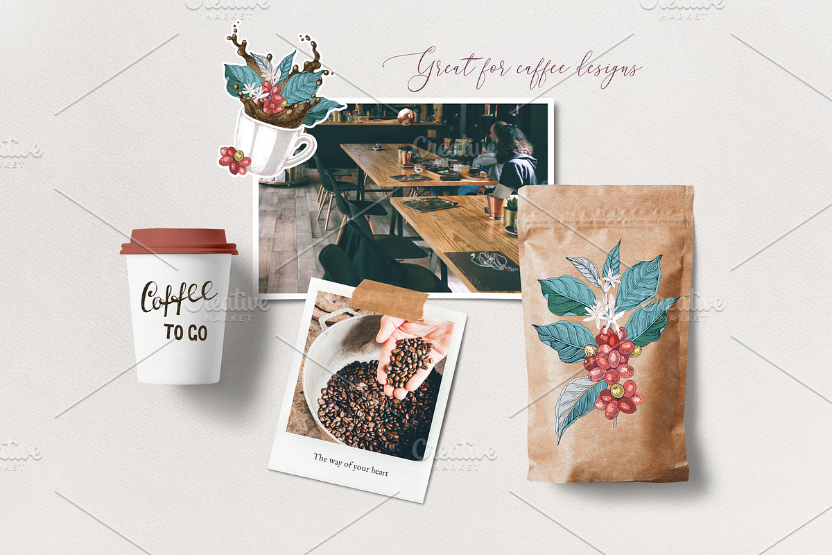 Wondercoffee hand drawn illustration, a Food Illustration by handsketched (Photo 4 of 11)