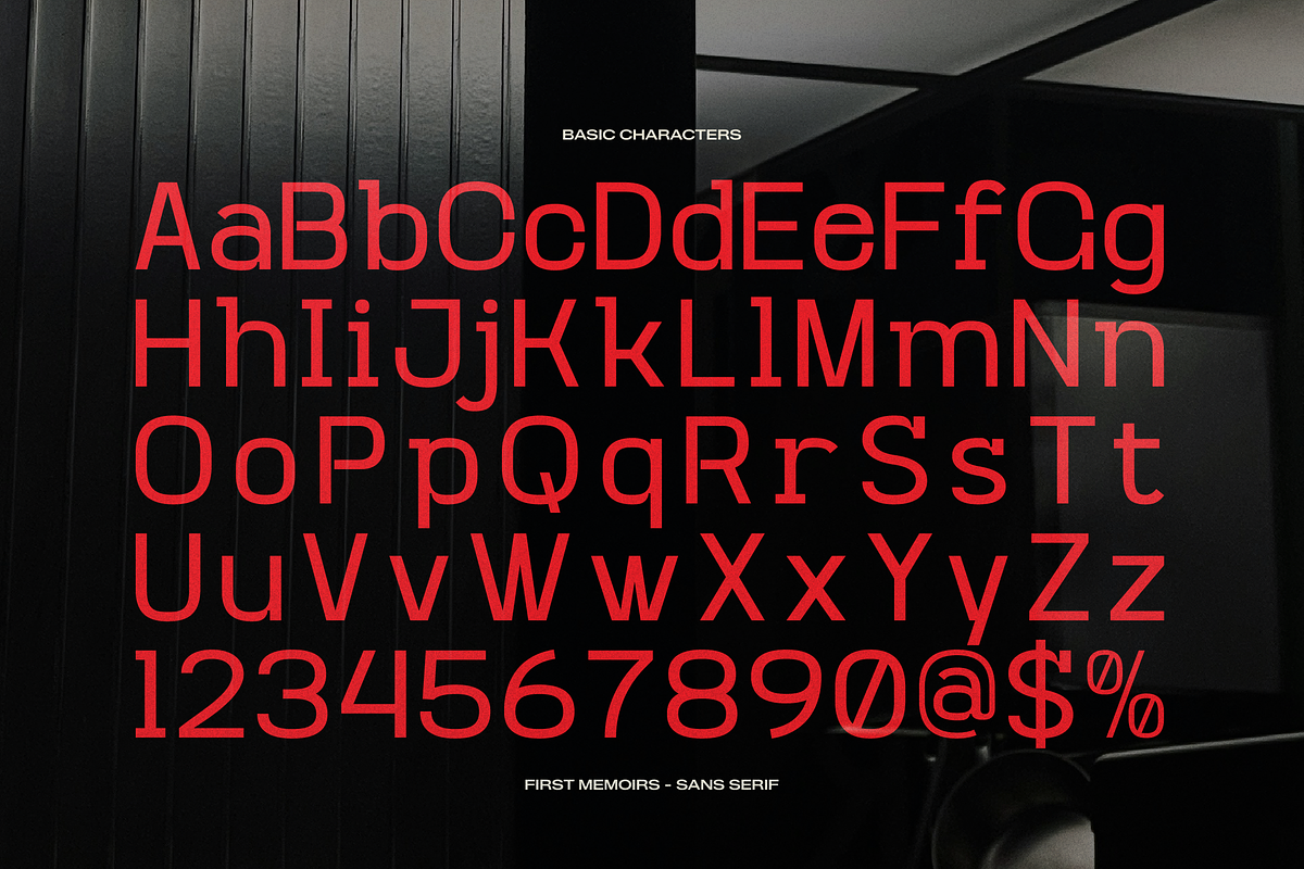 First Memoirs | Sans Serif Typeface, a Sans Serif Font by gracetype_studio (Photo 10 of 12)
